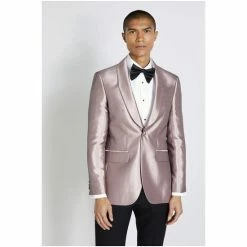 Moss Bros Moss Pink Champane Slim Fit Jacket 9 Moss Bros Moss Pink Champane Slim Fit Jacket -Moss Bros shop unnamed file 1712