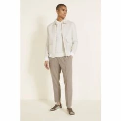 Moss Bros Natural Bomber Jacket -Moss Bros shop unnamed file 1725