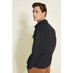 Moss Bros Moss Blue Flannel Jacket -Moss Bros shop unnamed file 1748