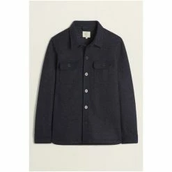 Moss Bros Moss Blue Flannel Jacket -Moss Bros shop unnamed file 1751