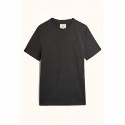 Moss Bros Moss Grey Marl Crew Neck T-Shirt 4 Moss Bros Moss Grey Marl Crew Neck T-Shirt -Moss Bros shop unnamed file 1756