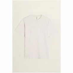 Moss Bros Moss Light Grey Marl Crew-Neck T-Shirt 3 Moss Bros Moss Light Grey Marl Crew-Neck T-Shirt -Moss Bros shop unnamed file 1760