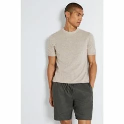 Moss Bros Moss Natural Gaze Oatmeal T-Shirt