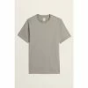 Moss Bros Moss Green Sage Mercerised Crew-Neck T-Shirt