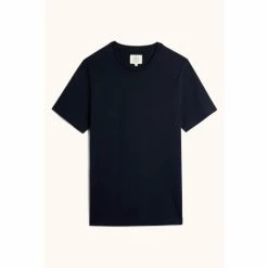 Moss Bros Moss Navy Crew Neck T-Shirt 10 Moss Bros Moss Navy Crew Neck T-Shirt -Moss Bros shop unnamed file 1792