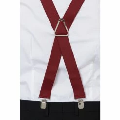 Moss Bros Moss Red Clip-On Braces 3 Moss Bros Moss Red Clip-On Braces -Moss Bros shop unnamed file 1800