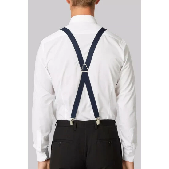 unnamed-file-1820.jpg Moss Bros MOSS Navy Plain Skinny Braces -Moss Bros shop unnamed file 1820