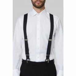 Moss Bros Moss Black 2-in-1 Braces