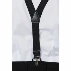 Moss Bros Moss Black 2-in-1 Braces -Moss Bros shop unnamed file 1826