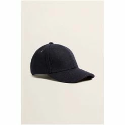 Moss Bros Moss Navy BlueWool Baseball Cap -Moss Bros shop unnamed file 1842