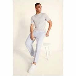 Moss Bros Moss Pale Blue Joggers -Moss Bros shop unnamed file 1876