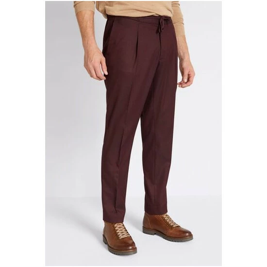 unnamed-file-1881.jpg Moss Bros Red Fig Flannel Worker Joggers -Moss Bros shop unnamed file 1881