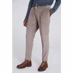 Moss Bros Slim Fit Natural Corduroy Joggers
