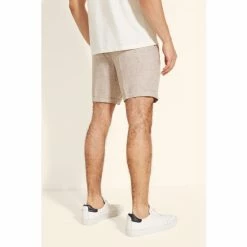 Moss Bros Moss Natural Linen Formal Shorts -Moss Bros shop unnamed file 1903