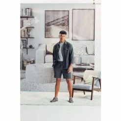 Moss Bros Moss Green Linen Causal Shorts