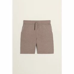 Moss Bros Moss Brown Cotton-Cashmere Shorts