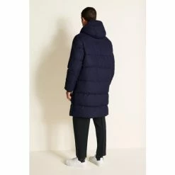 Moss Bros Moss Blue Tailored Fit Raincoat 7 Moss Bros Moss Blue Tailored Fit Raincoat -Moss Bros shop unnamed file 1944