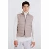 Moss Bros Natural Nylon Gilet