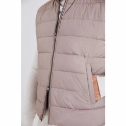 Moss Bros Natural Nylon Gilet -Moss Bros shop unnamed file 1970