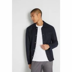 Moss Bros Moss Navy Shacket