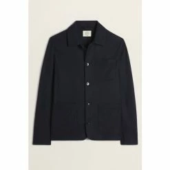 Moss Bros Moss Navy Shacket -Moss Bros shop unnamed file 203