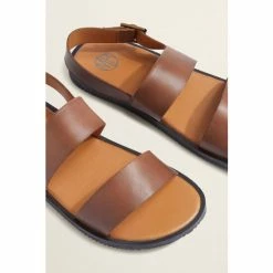Moss Bros Moss Capri Tan Brown Leather Sandals 2 Moss Bros Moss Capri Tan Brown Leather Sandals -Moss Bros shop unnamed file 2030