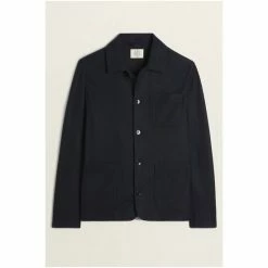 Moss Bros Moss Navy Shacket -Moss Bros shop unnamed file 204