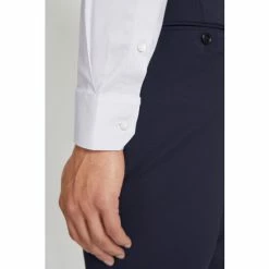 Moss Bros Moss Lilac Purple Slim Fit Stretch Shirt -Moss Bros shop unnamed file 213