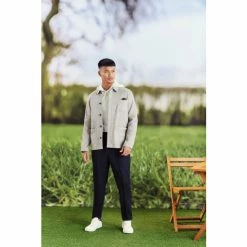 Alternative view of Moss Bros Moss Putty Chore Overshirt