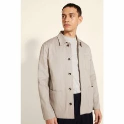 Moss Bros Moss Putty Chore Overshirt -Moss Bros shop unnamed file 299