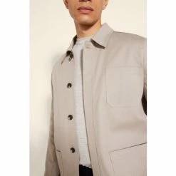 Moss Bros Moss Putty Chore Overshirt -Moss Bros shop unnamed file 302