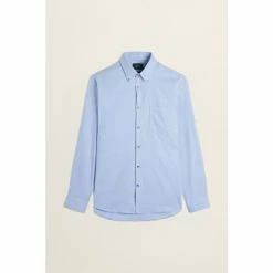 Moss Bros Moss Slim Fit Blue Brushed Shirt 10 Moss Bros Moss Slim Fit Blue Brushed Shirt -Moss Bros shop unnamed file 312