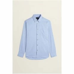 Moss Bros Moss Slim Fit Blue Brushed Shirt 11 Moss Bros Moss Slim Fit Blue Brushed Shirt -Moss Bros shop unnamed file 313