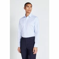 Moss Bros Moss Tailored Fit Skytwill Zero Iron Shirt