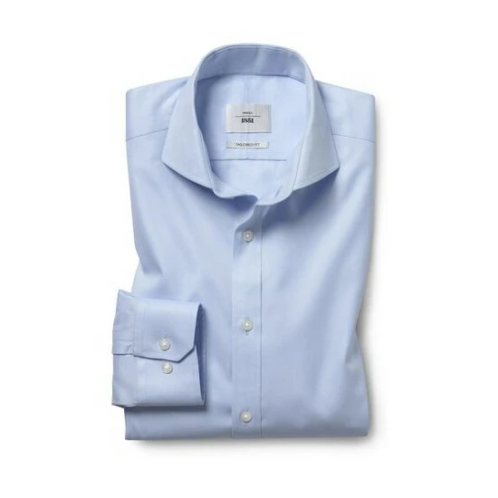 Moss Bros Moss Tailored Fit Skytwill Zero Iron Shirt 6 Moss Bros Moss Tailored Fit Skytwill Zero Iron Shirt - Image 6