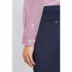 Moss Bros Red Tailored Fit Berry Single Cuff Alfeo Dobby Shirt 7 Moss Bros Red Tailored Fit Berry Single Cuff Alfeo Dobby Shirt -Moss Bros shop unnamed file 401