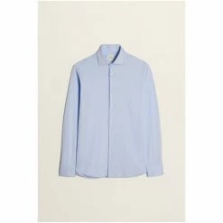 Moss Bros Moss Sky Blue Jersey Tailored Fit Shirt 9 Moss Bros Moss Sky Blue Jersey Tailored Fit Shirt -Moss Bros shop unnamed file 447