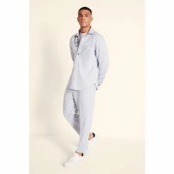 Alternative view of Moss Bros Moss Pale Blue Overshirt