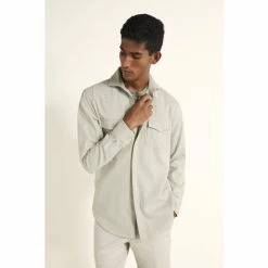 Moss Bros Natural Tailored Fit Western Shirt