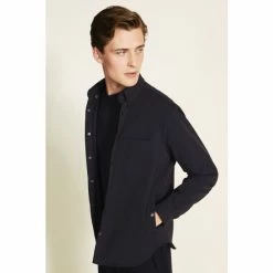 Moss Bros Moss Navy Shacket