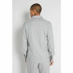 Moss Bros Moss Light Grey Shacket -Moss Bros shop unnamed file 496