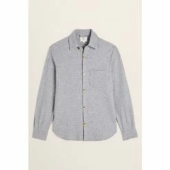 Moss Bros Moss Light Grey Shacket -Moss Bros shop unnamed file 497