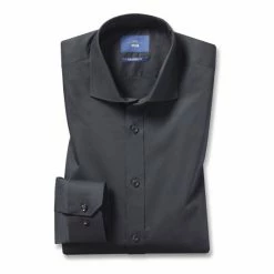 Moss Bros Moss Black Tailored Fit Stretch Shirt 8 Moss Bros Moss Black Tailored Fit Stretch Shirt -Moss Bros shop unnamed file 52