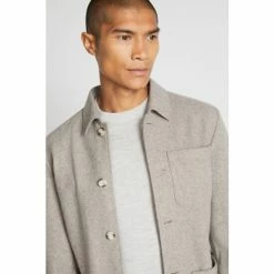 Moss Bros Moss Oatmeal Shacket -Moss Bros shop unnamed file 548