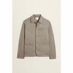 Moss Bros Moss Oatmeal Shacket -Moss Bros shop unnamed file 549