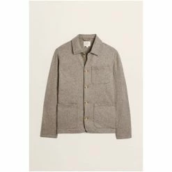 Moss Bros Moss Oatmeal Shacket -Moss Bros shop unnamed file 550