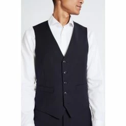 Moss Bros Tailored Fit Black Suit: Waistcoat 6 Moss Bros Tailored Fit Black Suit: Waistcoat -Moss Bros shop unnamed file 574
