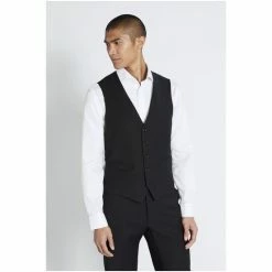 Moss Bros Tailored Fit Black Suit: Waistcoat 7 Moss Bros Tailored Fit Black Suit: Waistcoat -Moss Bros shop unnamed file 575