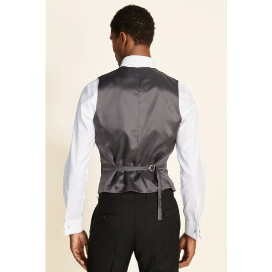 unnamed-file-584.jpg Moss Bros Moss Tailored Fit Black Stretch Suit: Waistcoat -Moss Bros shop unnamed file 584