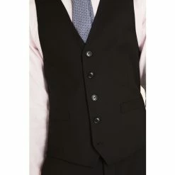 Moss Bros Moss Regular Fit Black Stretch Suit: Waistcoat 6 Moss Bros Moss Regular Fit Black Stretch Suit: Waistcoat -Moss Bros shop unnamed file 658